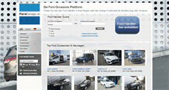 Desktop Screenshot of fordgarage.ch